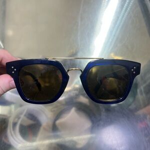Celine Aviator Glasses in blue